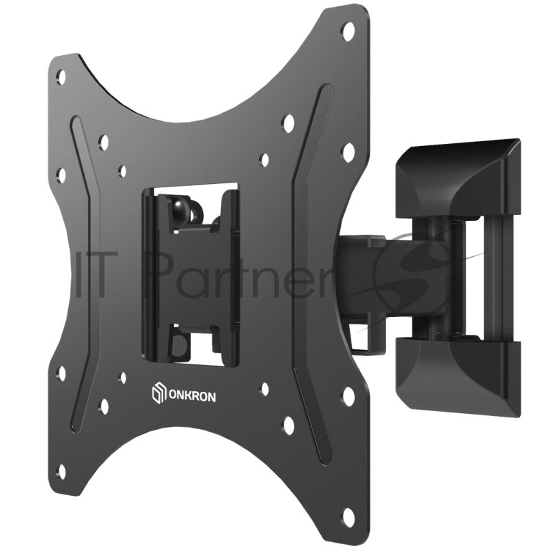 Кронштейн ONKRON для телевизора 17-43 наклонно-поворотный, чёрный