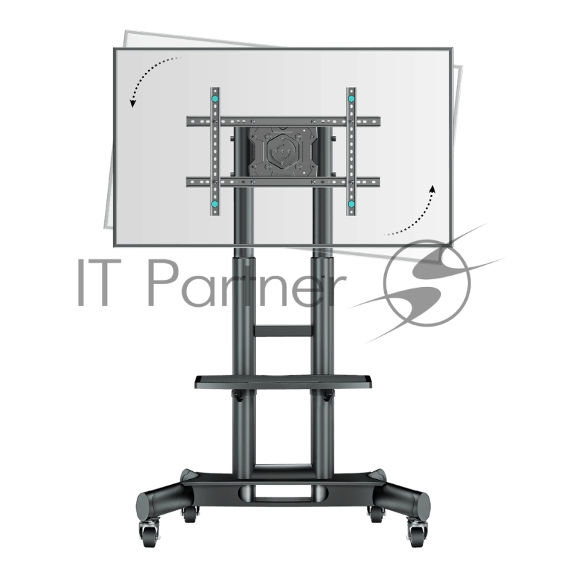 Стойка для телевизора с кронштейном ONKRON TS1551 40-70, мобильная, красная