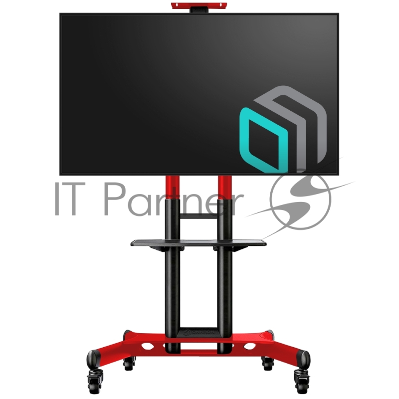 Стойка для телевизора с кронштейном ONKRON TS1551 40-70, мобильная, красная