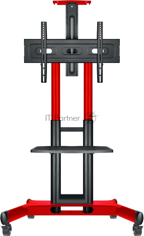 Стойка для телевизора с кронштейном ONKRON TS1551 40-70, мобильная, красная
