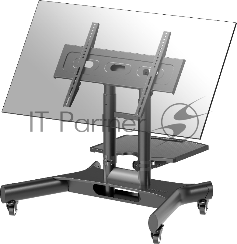 Cтойка для телевизора с кронштейном ONKRON 32-70, мобильная, чёрная TS1350