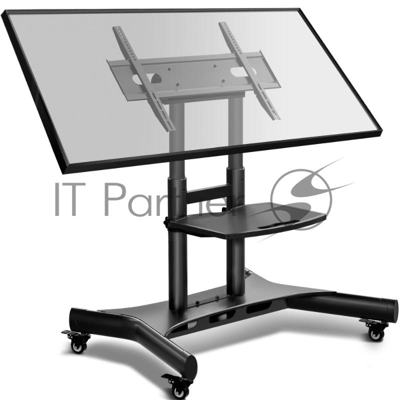 Cтойка для телевизора с кронштейном ONKRON 50-83, мобильная, чёрная TS1380