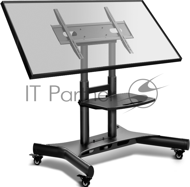 Cтойка для телевизора с кронштейном ONKRON 50-83, мобильная, чёрная TS1380