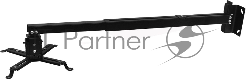 Кронштейн для проектора Buro PR04-140B черный макс.20кг потолочный поворот и наклон