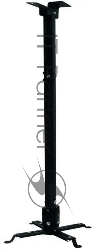 Кронштейн для проектора Buro PR04-140B черный макс.20кг потолочный поворот и наклон