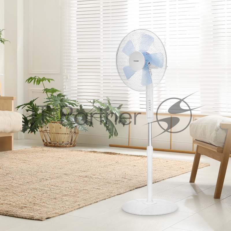 Вентилятор напольный Coolfort CF-2033 40Вт скоростей:3 ПДУ белый