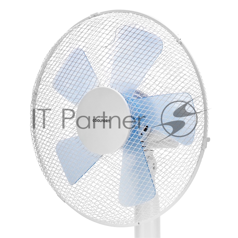 Вентилятор напольный Coolfort CF-2033 40Вт скоростей:3 ПДУ белый