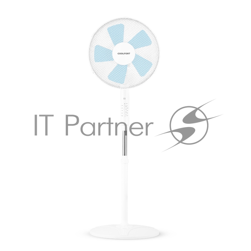Вентилятор напольный Coolfort CF-2033 40Вт скоростей:3 ПДУ белый
