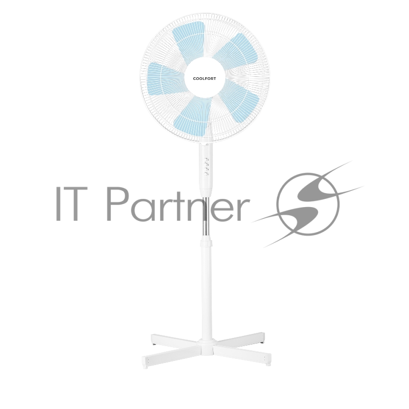Вентилятор напольный Coolfort CF-2029 40Вт скоростей:3 белый