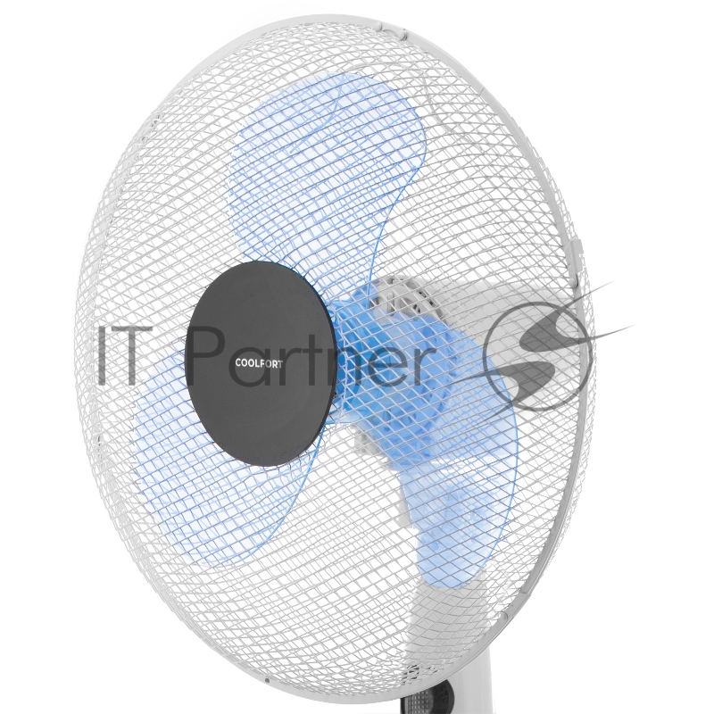 Вентилятор напольный Coolfort CF-2006 40Вт скоростей:3 ПДУ белый/серый