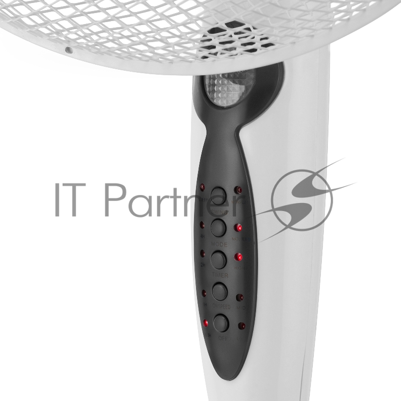 Вентилятор напольный Coolfort CF-2006 40Вт скоростей:3 ПДУ белый/серый