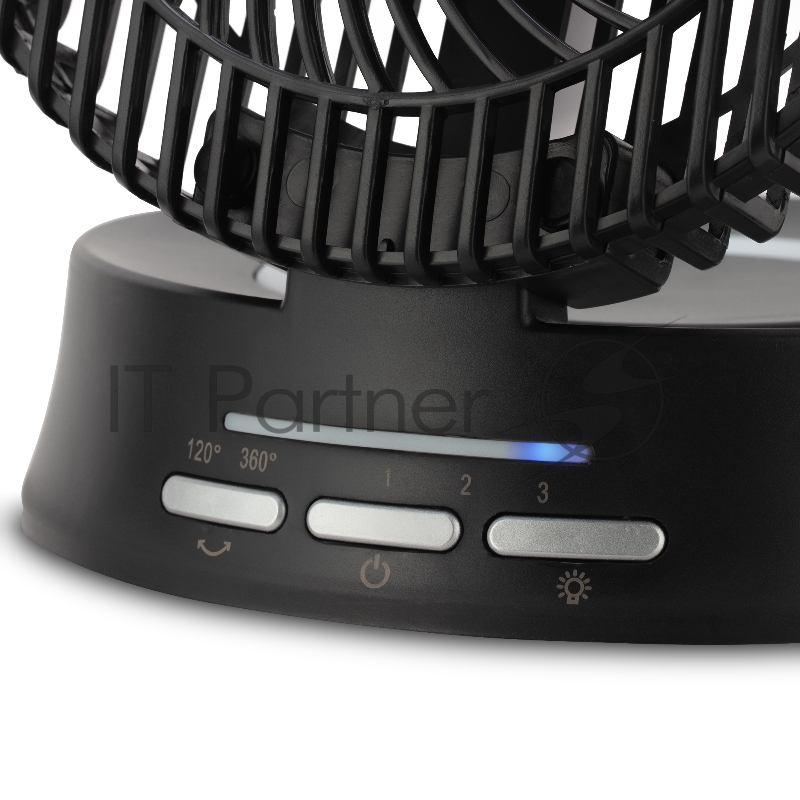 Вентилятор настольный Coolfort CF-2000 скоростей:3 черный