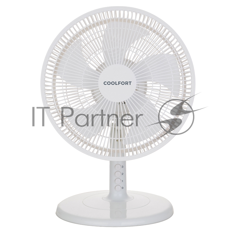 Вентилятор настольный Coolfort CF-2014 30Вт скоростей:3 белый