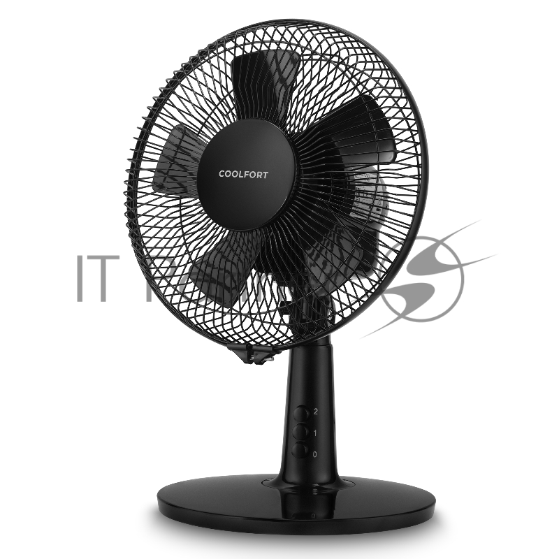 Вентилятор настольный Coolfort CF-2001 скоростей:2 черный