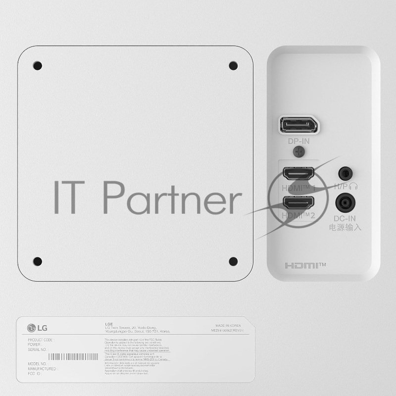 Монитор 27 LG UltraFine 27US500-W IPS LED 3840x2160 60Hz 5ms 16:9 300cd HDMI DP серебристый