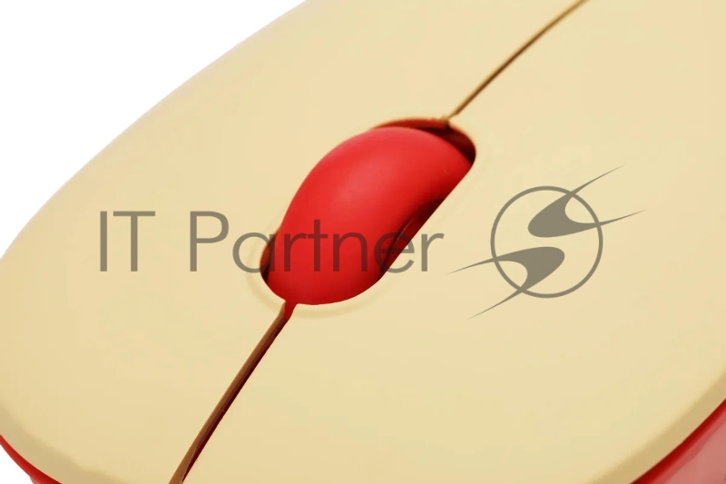 Мышь беспроводная Acer OMR205 бежевый/розовый, 1200 dpi, радиоканал, USB, кнопки - 3