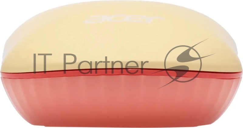 Мышь беспроводная Acer OMR205 бежевый/розовый, 1200 dpi, радиоканал, USB, кнопки - 3