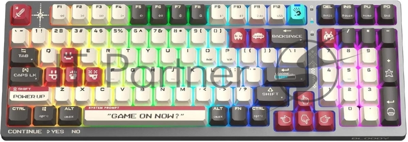 Клавиатура A4Tech Bloody WS98 Pixels Red механическая беспроводная USB темно-серый (WS98)