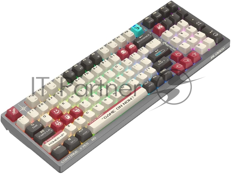 Клавиатура A4Tech Bloody WS98 Pixels Red механическая беспроводная USB темно-серый (WS98)