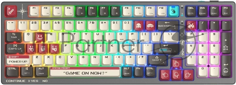 Клавиатура A4Tech Bloody WS98 Pixels Red механическая беспроводная USB темно-серый (WS98)