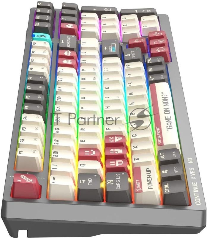 Клавиатура A4Tech Bloody WS98 Pixels Red механическая беспроводная USB темно-серый (WS98)