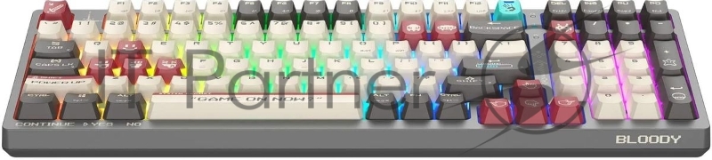 Клавиатура A4Tech Bloody WS98 Pixels Red механическая беспроводная USB темно-серый (WS98)