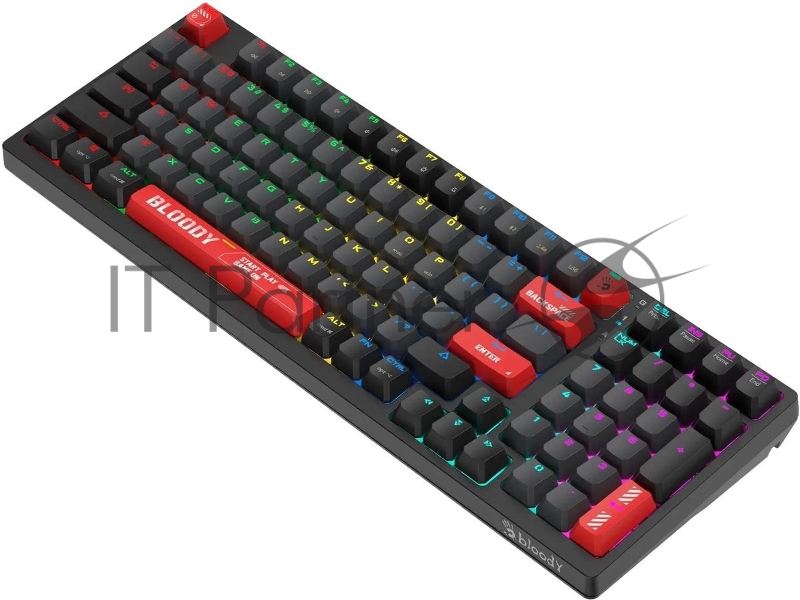 Клавиатура A4Tech Bloody WS98 механическая беспроводная USB черный/красный (WS98)