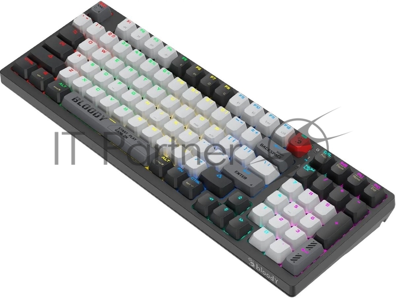 Клавиатура A4Tech Bloody WS98 механическая беспроводная USB черный/серый (WS98)