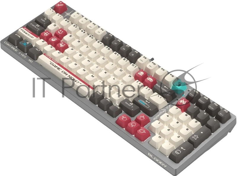 Клавиатура A4Tech Bloody S98 Pixels Red механическая проводная USB серый/бежевый (S98)