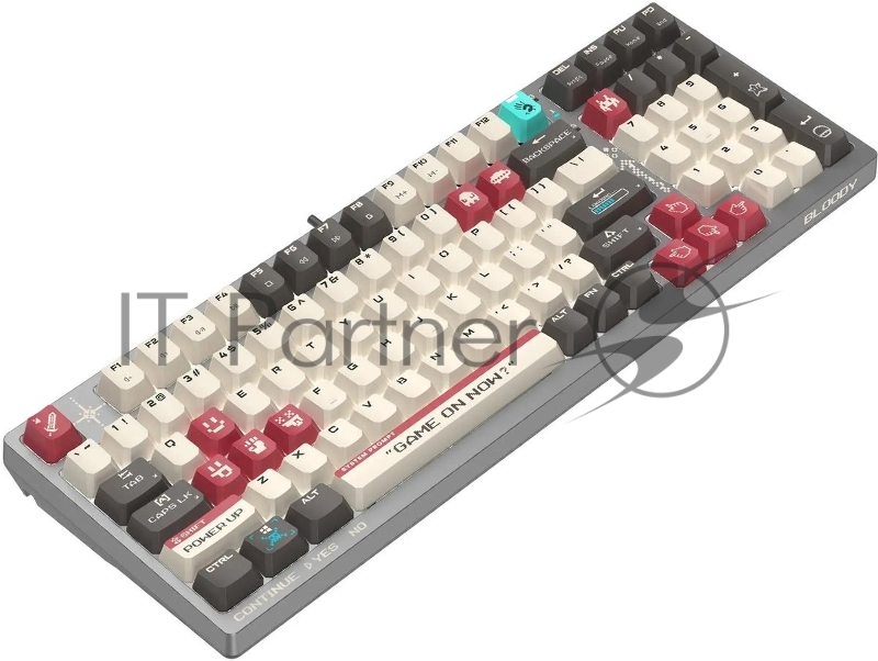 Клавиатура A4Tech Bloody S98 Pixels Red механическая проводная USB серый/бежевый (S98)