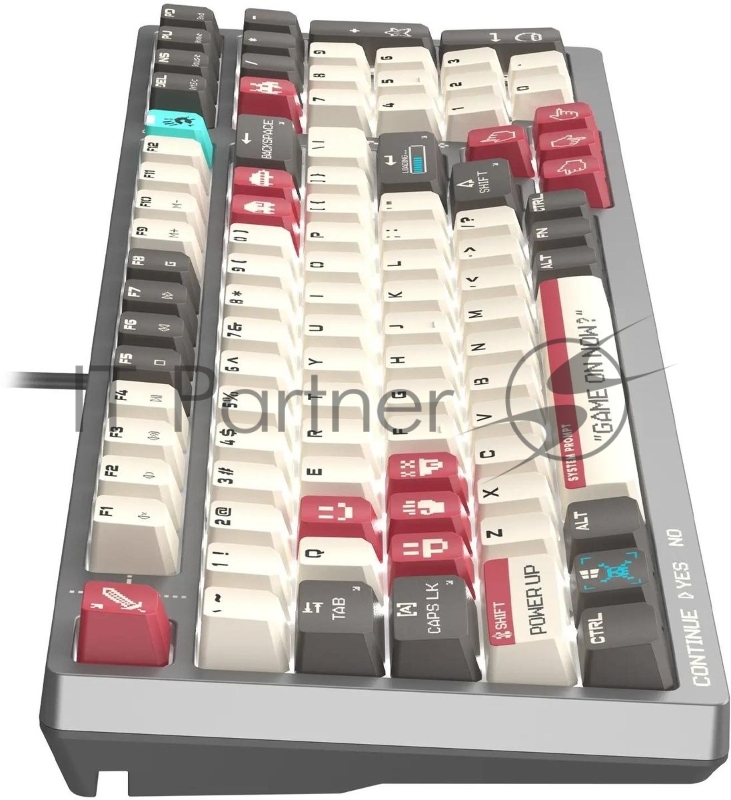 Клавиатура A4Tech Bloody S98 Pixels Red механическая проводная USB серый/бежевый (S98)