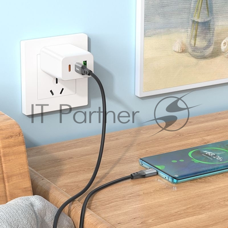 Кабель Hoco X92 Honest TYPE-C TO TYPE-C USB Type-C (m)-USB Type-C (m) 3м черный коробка