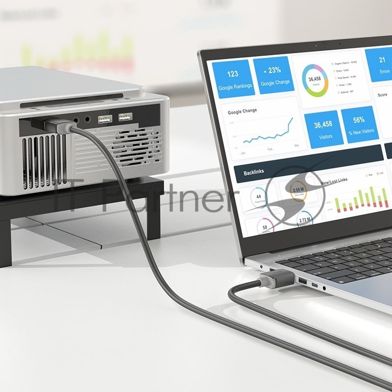 Кабель Hoco US08 ver2.0 HDMI (m) HDMI (m) 2м черный (пакет)