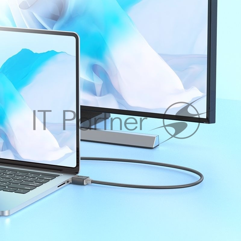 Кабель Hoco US08 ver2.0 HDMI (m) HDMI (m) 2м черный (пакет)