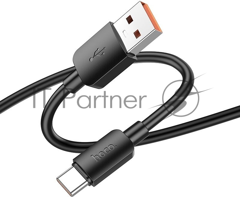 Кабель Hoco X96 Hyper 100W TYPE-C USB (m)-USB Type-C (m) 1м черный коробка