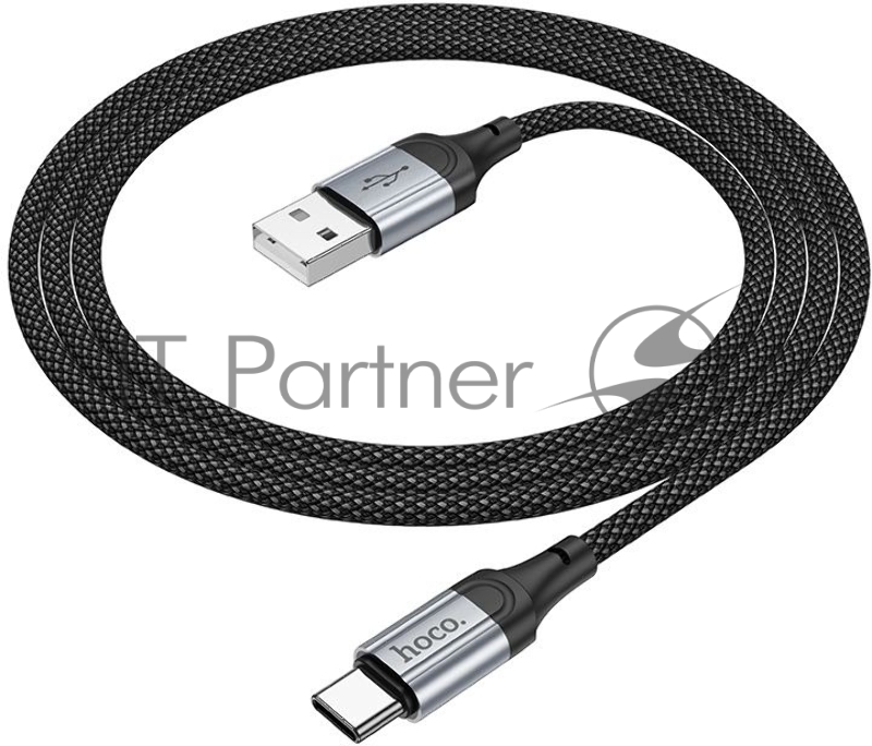 Кабель Hoco X102 Fresh Type-C USB (m)-USB Type-C (m) 1м черный коробка