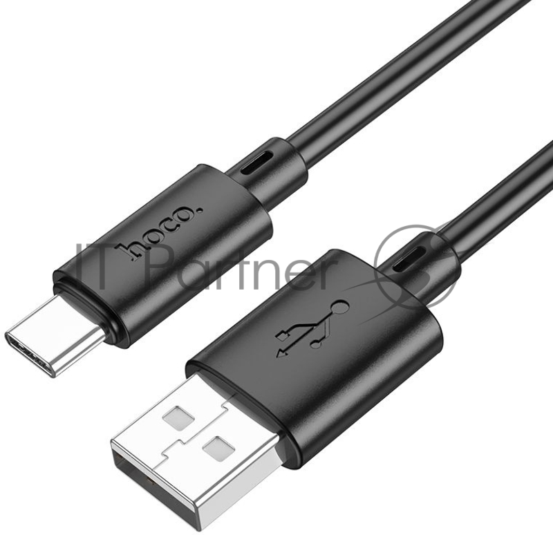 Кабель Hoco X88 Gratified TYPE-C USB (m)-USB Type-C (m) 1м черный