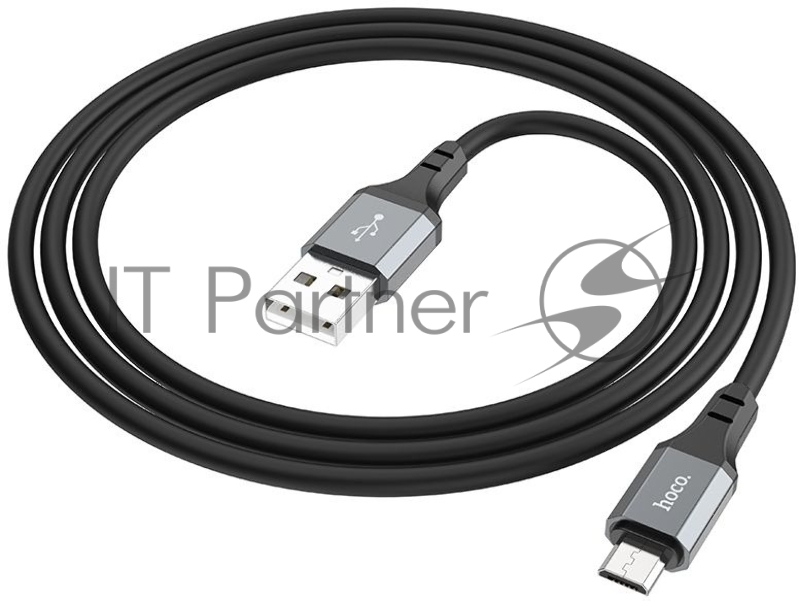 Кабель Hoco X86 Micro Spear USB (m)-micro USB (m) 1м черный коробка