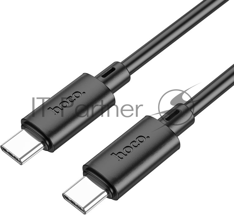 Кабель Hoco X88 Gratified 60W USB Type-C (m)-USB Type-C (m) 1м черный коробка