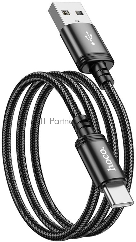 Кабель Hoco X89 Wind USB (m)-USB Type-C (m) 1м черный без упаковки