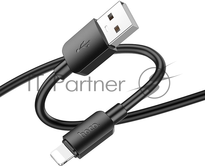 Кабель Hoco X96 Hyper iP USB (m)-Lightning (m) 1м черный коробка