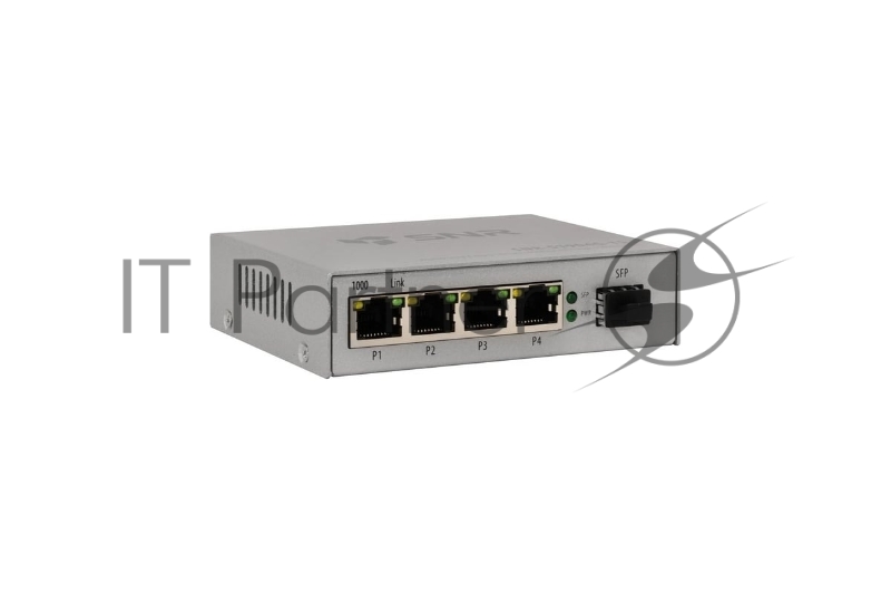 Коммутатор SNR SNR-S1904G-1S, 1Гбит/с, количество портов 4 шт, (L2)