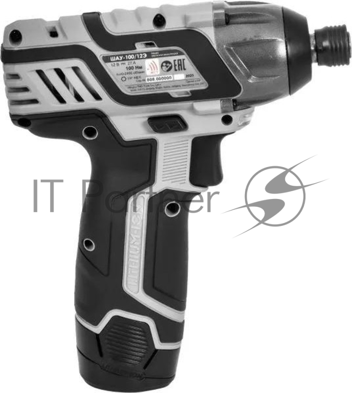 Ударный аккумуляторный шуруповерт ШАУ-100/12Э (картон, без аккум. и ЗУ) INTERSKOL