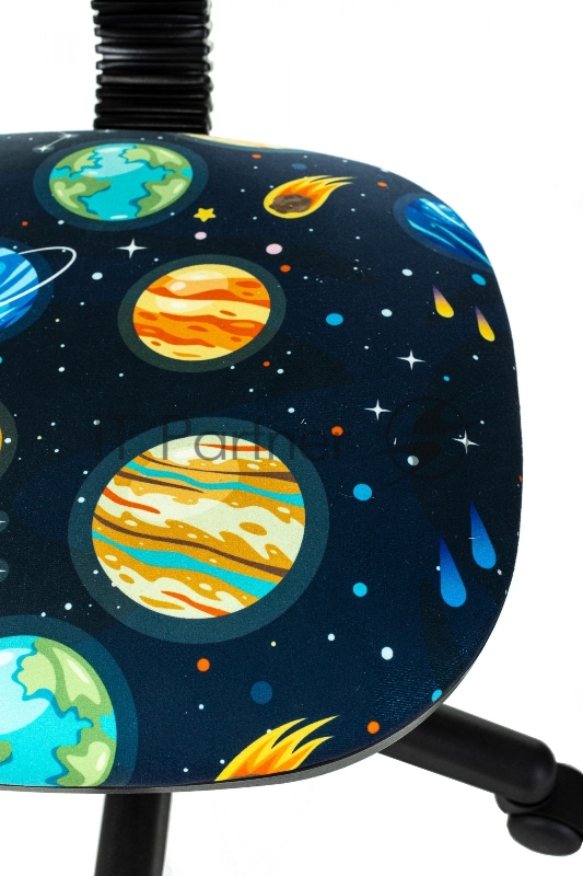 Кресло детское Бюрократ CH-204NX темно-синий космонавт крестов. пластик