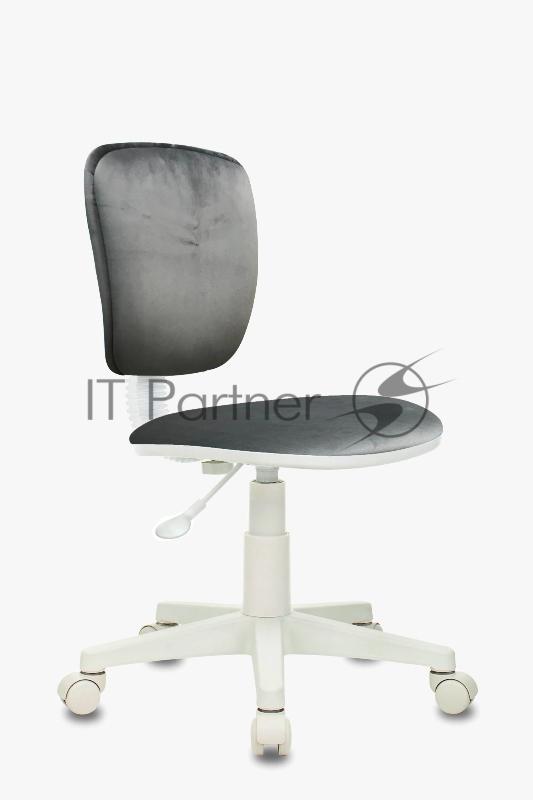 Кресло детское Бюрократ CH-W204NX серый Italia 26 крестов. пластик пластик белый