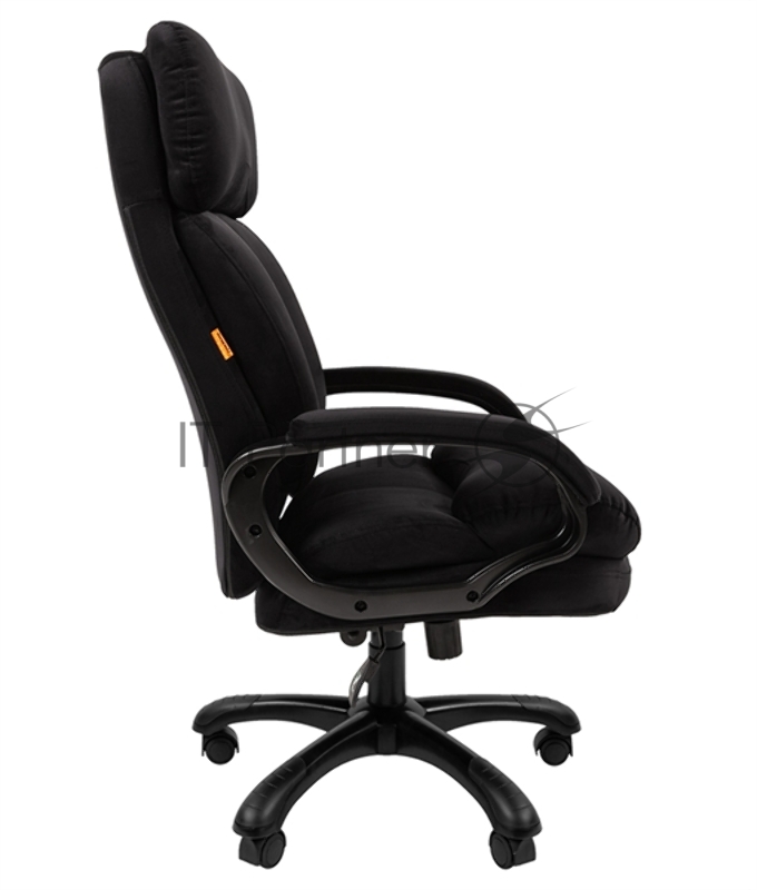 Кресло Chairman Home 505 Россия ткань Т-84 черный (черный пластик)