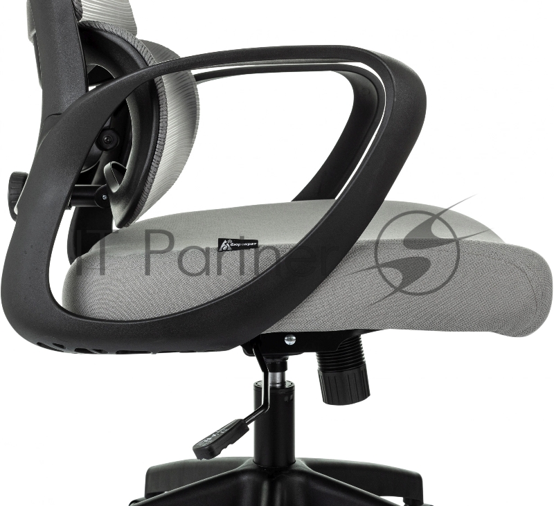 Кресло руководителя Бюрократ Sigma 2 серый сетка/ткань крестов. пластик