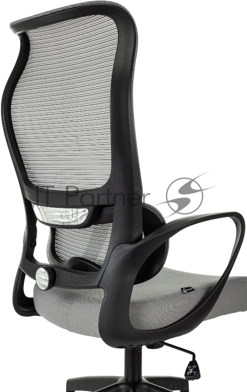 Кресло руководителя Бюрократ Sigma 2 серый сетка/ткань крестов. пластик