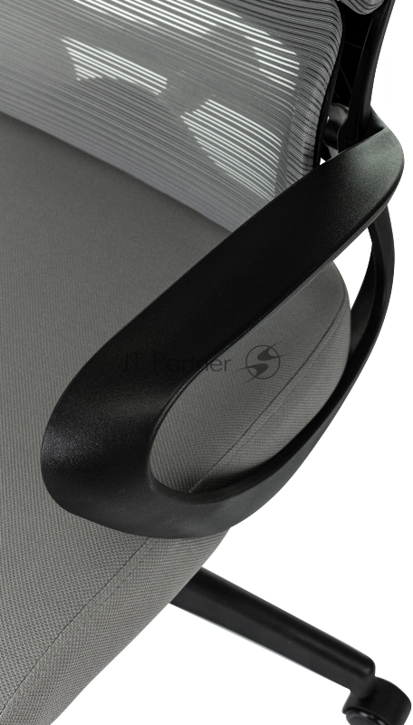 Кресло руководителя Бюрократ Sigma 2 серый сетка/ткань крестов. пластик