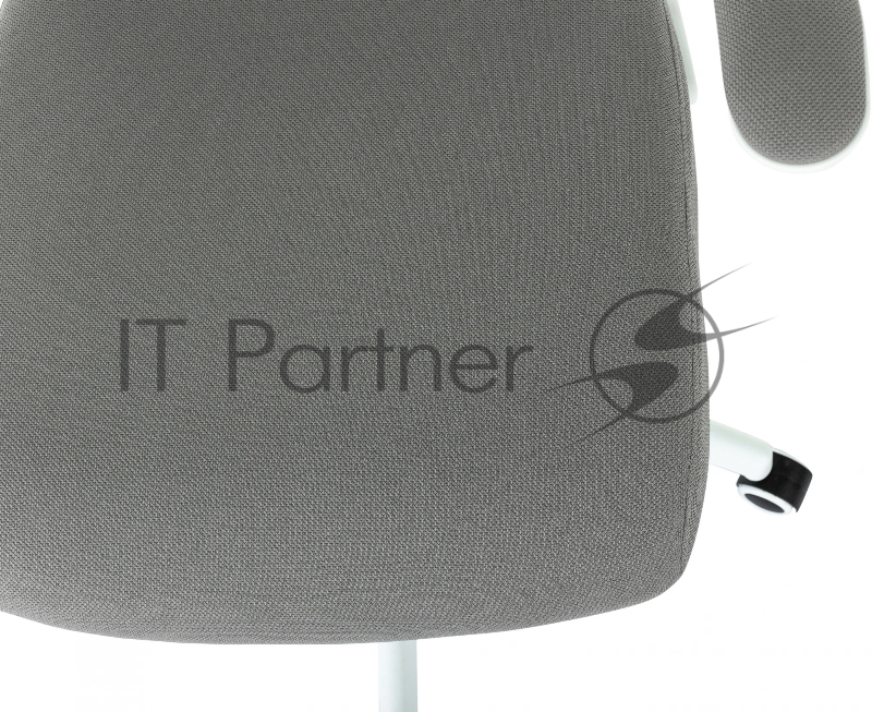 Кресло руководителя Бюрократ Sigma WH 1 серый сетка/ткань крестов. пластик пластик белый